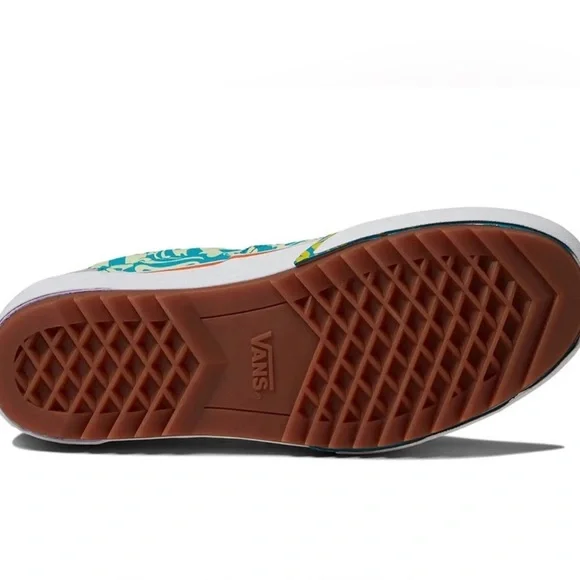 VANS | Era Stacked Wavy Daze Tile Blue Sneakers - Picture 3 of 3